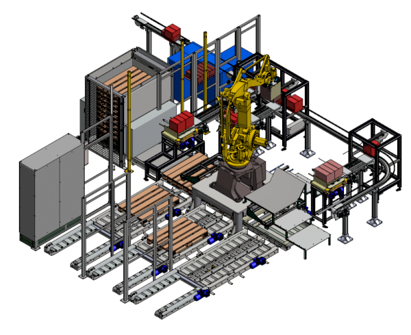 Robotic palletizer