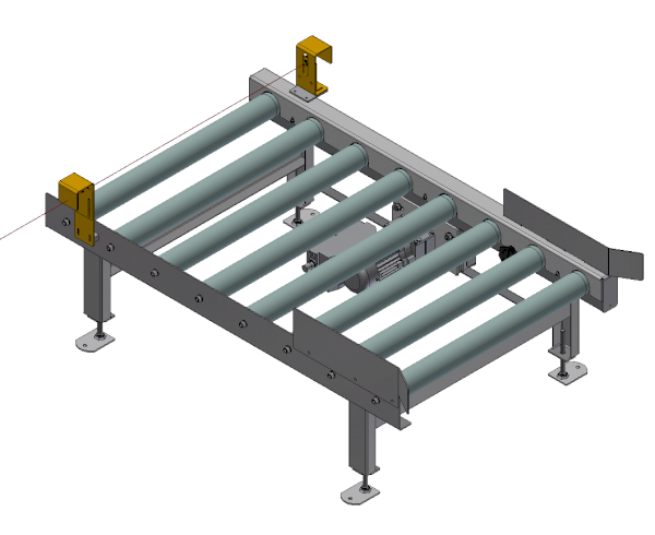 Pallet roller conveyor